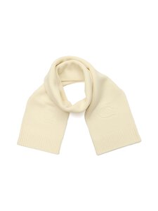 Coach - Embossed Knit Muffler -huivi - CHK 99 OPEN WHITE | Stockmann