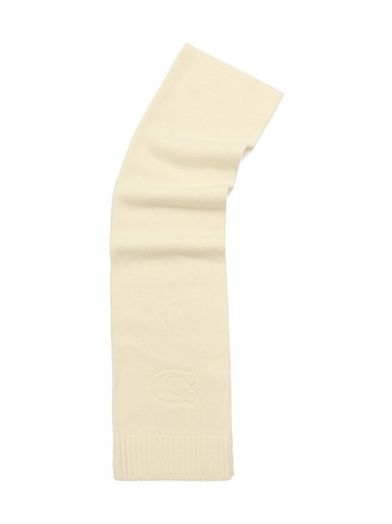Coach - Embossed Knit Muffler -huivi - CHK 99 OPEN WHITE | Stockmann - photo 3