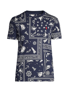 Polo Ralph Lauren - T-särk Nautical Bandana Print - NAUT BNDNA PTCHWRK- NWPRT NVY | Stockmann