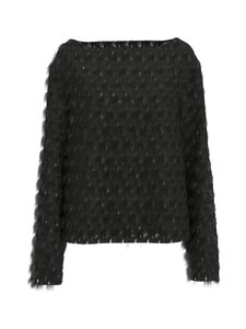 Selected - SlfMarion Boat Neck -paita - BLACK | Stockmann