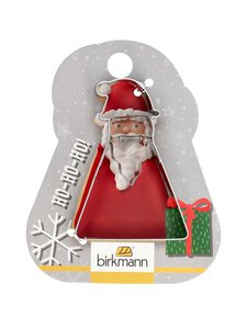 Birkmann - Piparkoogivorm Santa Claus Geometric - STEEL | Stockmann