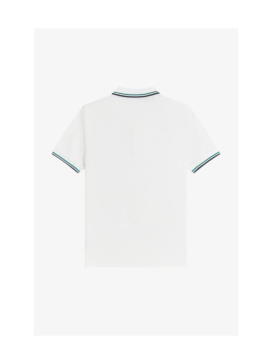 Fred Perry - The Twin Tipped -pikeepaita - SNOW WHITE / SPORTS GREEN / NA | Stockmann - photo 3