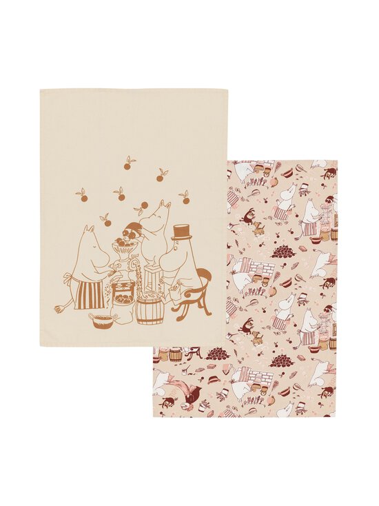 Moomin Arabia - Muumi Siivouspuuhissa -keittiöpyyhesetti 50 x 70 cm - MULTICOLOR | Stockmann - photo 1