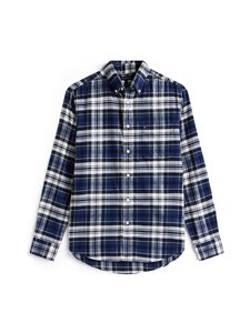 Tommy Hilfiger - Hero Flannel Tartn -kauluspaita - 0MS PREPPY NAVY / CHECK | Stockmann