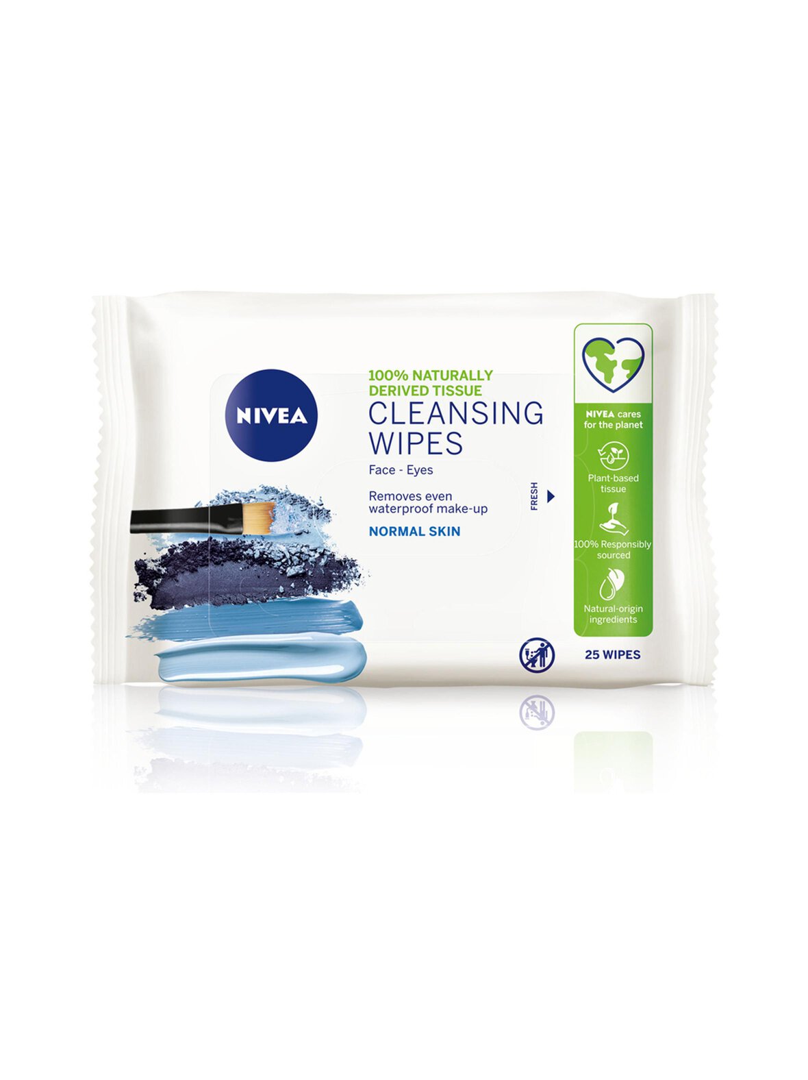 3-in-1 Refreshing Cleansing Wipes -puhdistusliinat normaalille iholle, 25 kpl