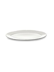 Serax - Silhouette Oval Plate M -tarjoilulautanen - 001 WHITE | Stockmann