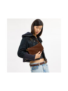 Coach - Suede Waverly -laukku - B4/WARM BROWN | Stockmann