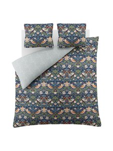 William Morris At Home - Satiinist voodipesukomplekt Strawberry Thief - 14 INDIGO William Morris At Home - Satiinist voodipesukomplekt Strawberry Thief - 14 INDIGO | Stockmann