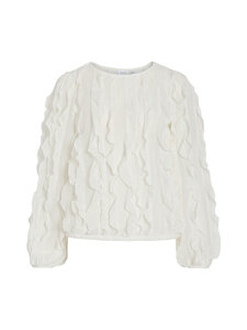 Vila - Viedith Flounce -paita - CLOUD DANCER | Stockmann