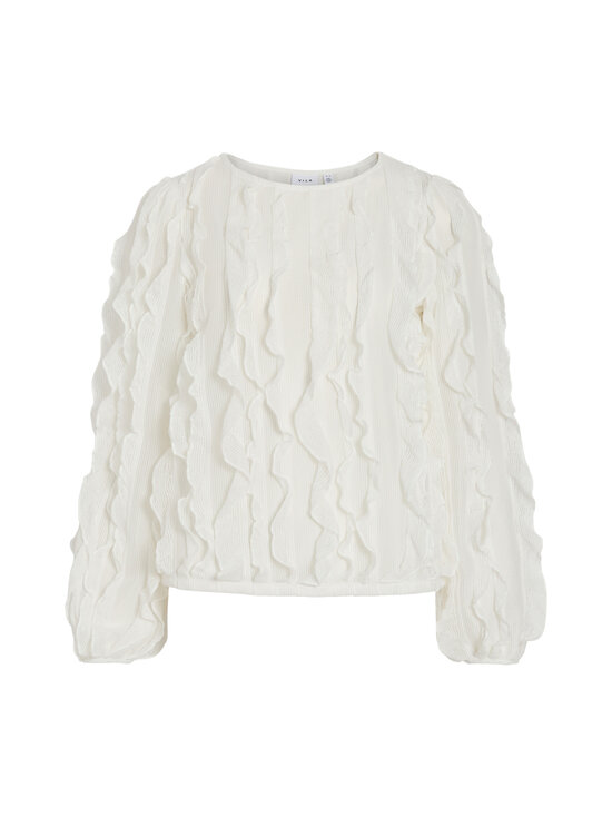 Vila - Viedith Flounce -paita - CLOUD DANCER | Stockmann - photo 1