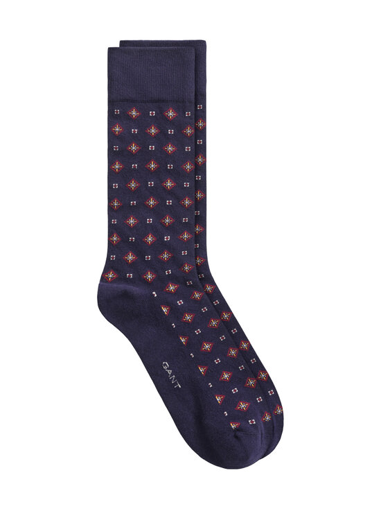 GANT - Foulard Pattern -sukat - 433 EVENING BLUE | Stockmann - photo 1