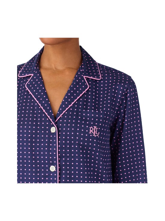 Lauren Ralph Lauren - Notch Collar -pyjamapaita - 965 NAVY DOT | Stockmann - photo 3