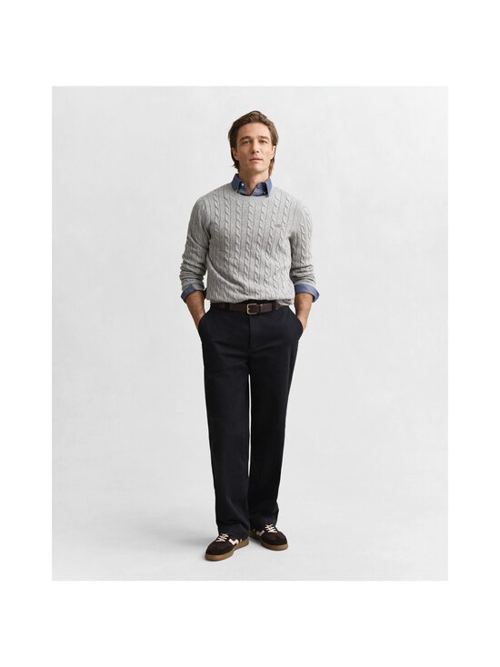 GANT - Palmikkoneule - 93 GREY MELANGE | Stockmann - photo 5