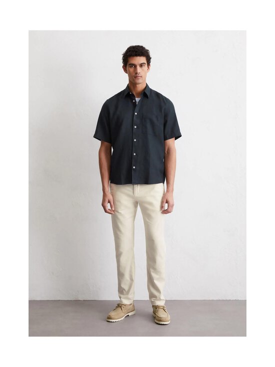 Marc O'Polo - Lühikeste varrukatega triiksärk Kent Collar - 4131 DARK NAVY | Stockmann - photo 5