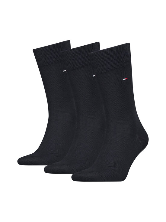 Tommy Hilfiger - TH M Flag -sukat 3-pack - 003 DARK NAVY | Stockmann - photo 1