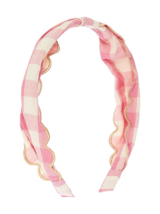 Rockahula - Scalloped Gingham -hiuspanta - PINK | Stockmann - photo 2