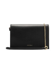 Coccinelle - Mini Dandy W Chain -nahkalaukku - 001 NOIR | Stockmann