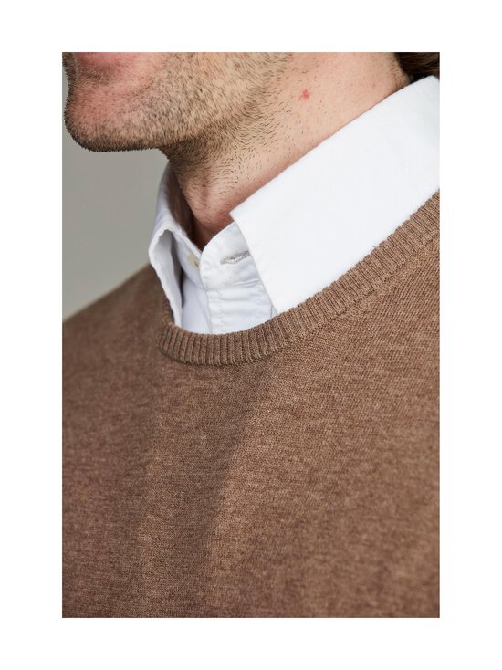 HANSEN&JACOB - Crew Neck Patch -neulepaita - 62 TOFFE BROWN | Stockmann - photo 4