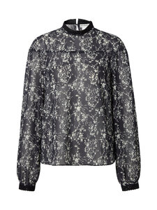 Ida Sjöstedt - Hurricane Chiffon -paitapusero - BLACK FLORAL | Stockmann