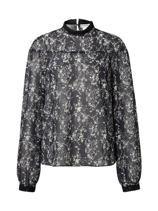 Ida Sjöstedt - Hurricane Chiffon -paitapusero - BLACK FLORAL | Stockmann - photo 1
