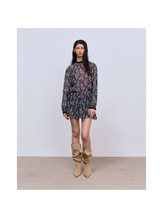 Ida Sjöstedt - Hurricane Chiffon -paitapusero - BLACK FLORAL | Stockmann - photo 2
