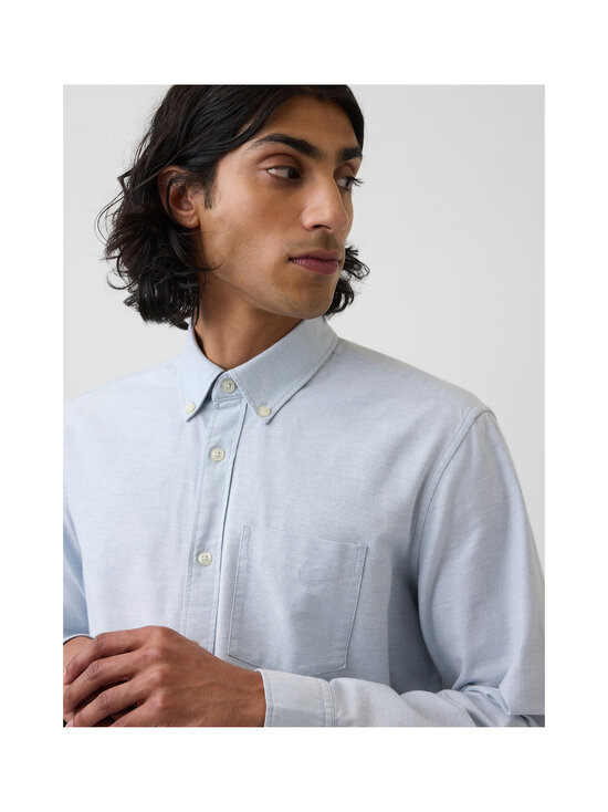 GAP - Oxford Basic Standard Fit krekls ar apkakli - LIGHT BLUE | Stockmann - photo 4