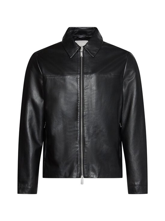 Calvin Klein Menswear - Vetoketjullinen nahkatakki - UB1 BLACK | Stockmann - photo 1