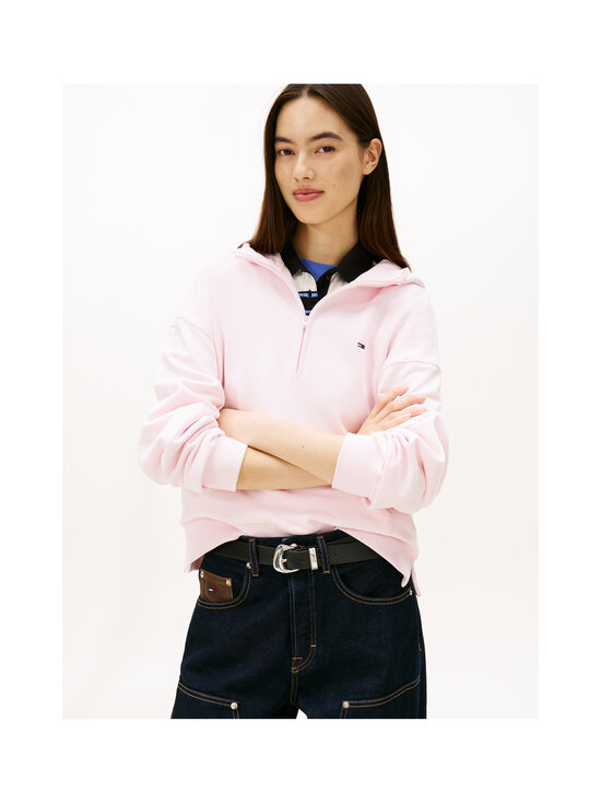 Tommy Jeans - Quarter Zip -huppari - TOG LIGHT PINK | Stockmann - photo 4