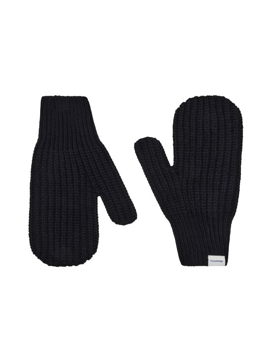 Knowledge Cotton Apparel - Lambswool Patent -lapaset - 1300 BLACK JET | Stockmann - photo 1