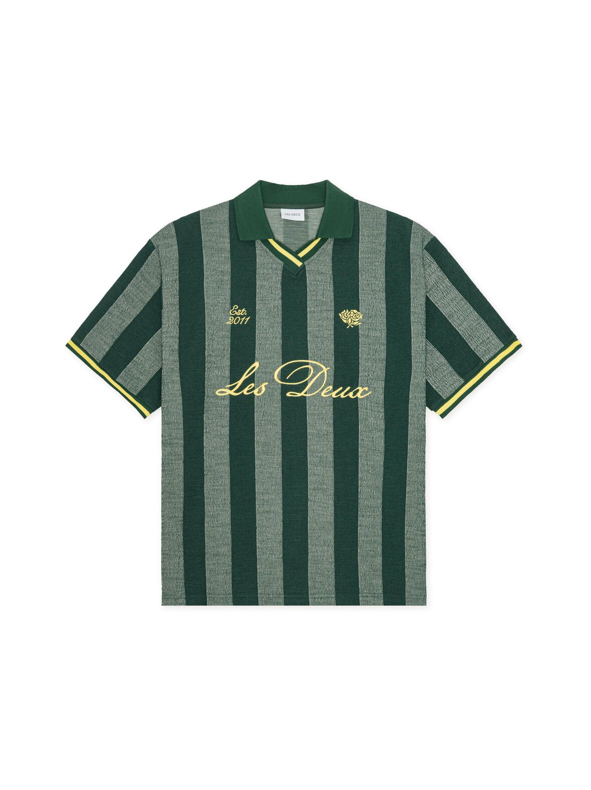 Stripe Jacquard Football -pikeepaita