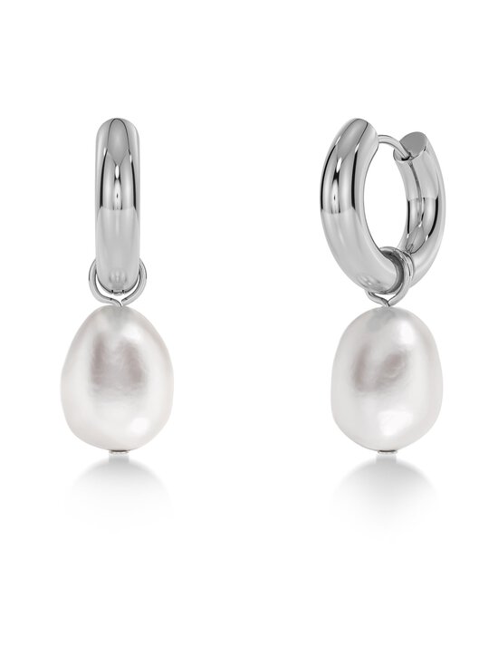 Edblad - Perla Hoops L -korvakorut - SILVER | Stockmann - photo 1