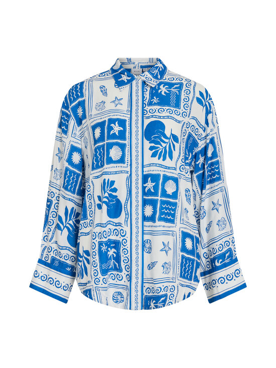 Vila - ViJosia Sca Oversized -paita - VICTORIA BLUE AOP:SCA | Stockmann - photo 1