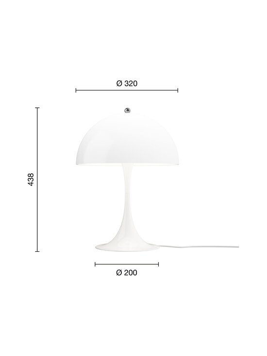 Louis Poulsen - Panthella 320 -pöytävalaisin 320 x 438 mm - OPAL WHITE - photo 2 Louis Poulsen - Panthella 320 -pöytävalaisin 320 x 438 mm - OPAL WHITE | Stockmann - photo 2