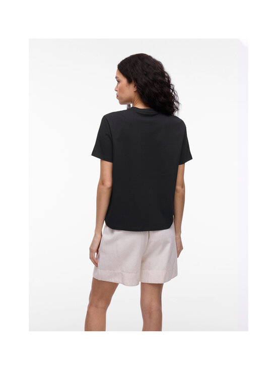 Vila - Vinora t-krekls - BLACK BEAUTY DETAIL:EMB AVA BRIGHT WHITE | Stockmann - photo 4