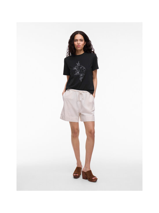Vila - Vinora t-krekls - BLACK BEAUTY DETAIL:EMB AVA BRIGHT WHITE | Stockmann - photo 5