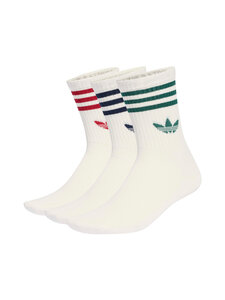 adidas Originals - 3 Stripes Crew -sukat 3-pack - KQ9033 NINDIG/TMVIRE/CGREEN | Stockmann