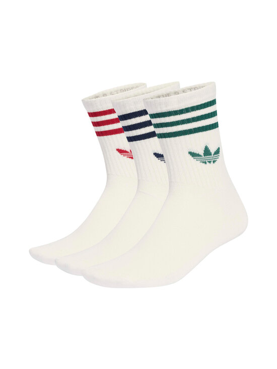 adidas Originals - 3 Stripes Crew -sukat 3-pack - KQ9033 NINDIG/TMVIRE/CGREEN | Stockmann - photo 1