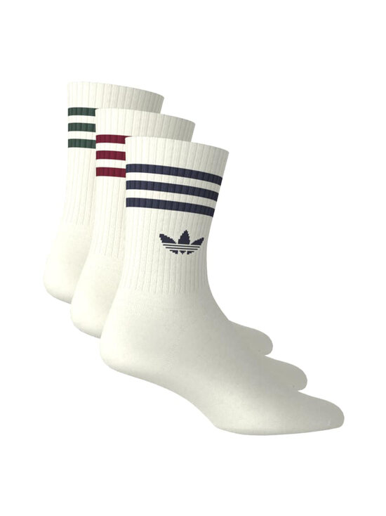 adidas Originals - 3 Stripes Crew -sukat 3-pack - KQ9033 NINDIG/TMVIRE/CGREEN | Stockmann - photo 10
