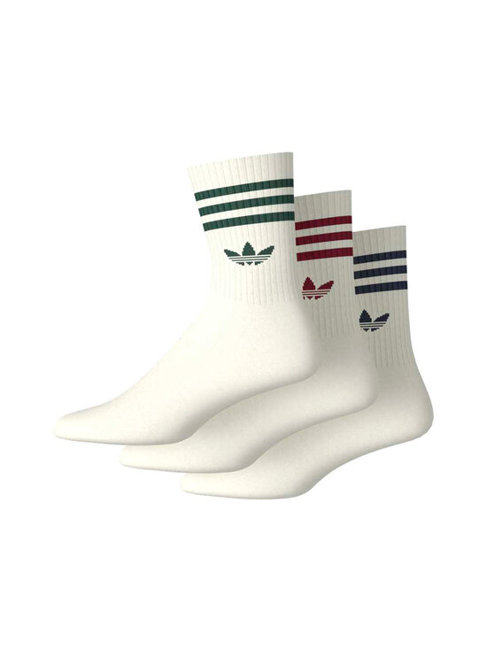 adidas Originals - 3 Stripes Crew -sukat 3-pack - KQ9033 NINDIG/TMVIRE/CGREEN | Stockmann - photo 3