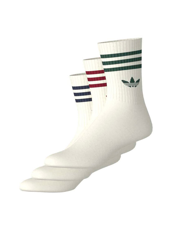 adidas Originals - 3 Stripes Crew -sukat 3-pack - KQ9033 NINDIG/TMVIRE/CGREEN | Stockmann - photo 4