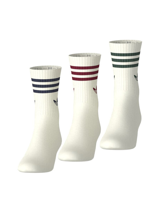 adidas Originals - 3 Stripes Crew -sukat 3-pack - KQ9033 NINDIG/TMVIRE/CGREEN | Stockmann - photo 5