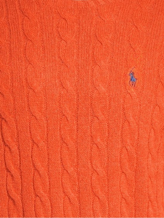 Polo Ralph Lauren - Palmikkoneule - DARK JAFFA ORANGE HTR - photo 4 Polo Ralph Lauren - Palmikkoneule - DARK JAFFA ORANGE HTR | Stockmann - photo 4