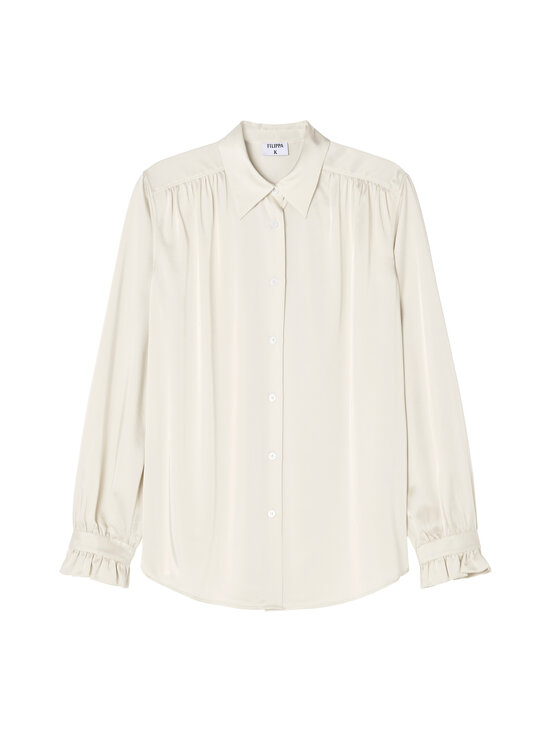 Filippa K - Gathered Detail -paitapusero - IVORY IVORY IVORY | Stockmann - photo 1
