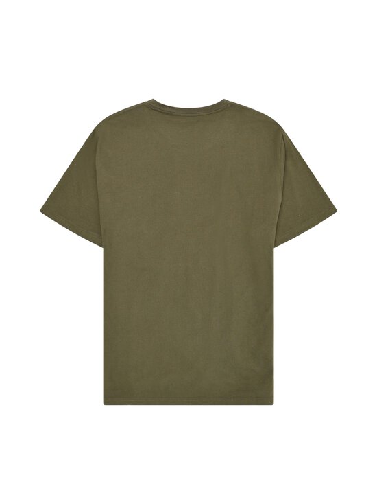 Knowledge Cotton Apparel - Front Owl Print T-krekls - 1068 BURNED OLIVE | Stockmann - photo 2
