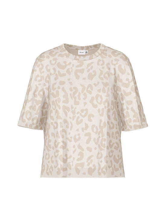 Vila - ViMaya adīts džemperis - SUPER LIGHT NATURAL MELAN PATTERN:LEO NATURAL MELANGE | Stockmann - photo 2