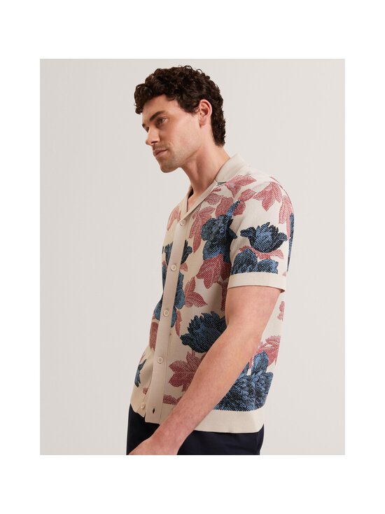 Ted Baker London - Ashqarass Relaxed Fit Floral - neulottu pikeepaita - MULTICOL | Stockmann - photo 3