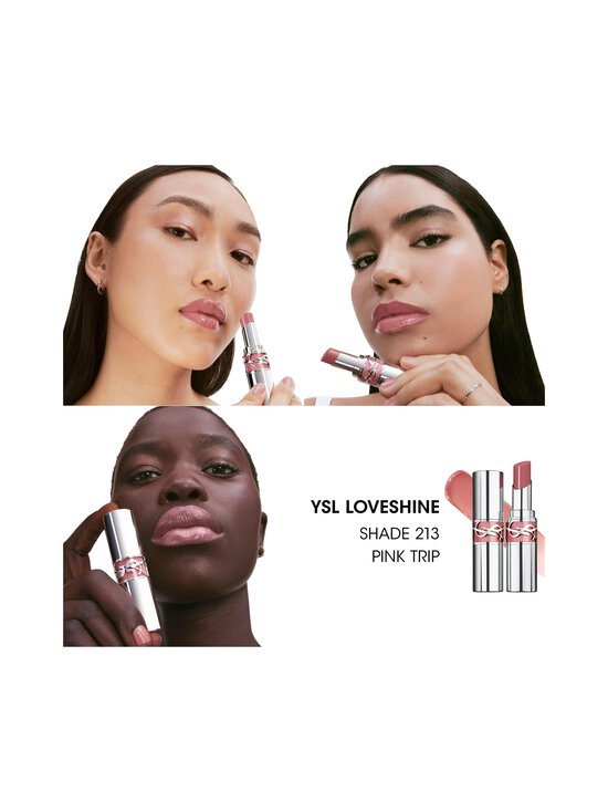 Yves Saint Laurent - Loveshine Wet Shine Lipstick -huulipuna - 213 PINK TRIP | Stockmann - photo 5