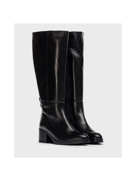 Wonders - Tall Boot Heel XL ādas zābaki - ISY NEGRO | Stockmann - photo 4