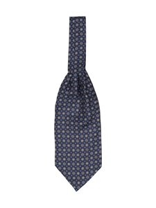 Stockholm Kravatt - Medallion Ascot -silkkihuivi - 5 BRONZE / BLUE | Stockmann
