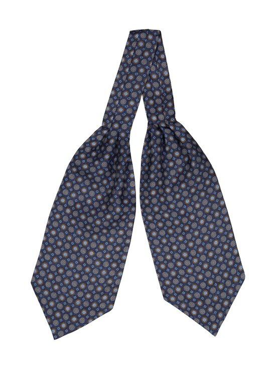 Stockholm Kravatt - Medallion Ascot -silkkihuivi - 5 BRONZE / BLUE | Stockmann - photo 2